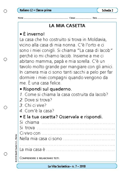 La mia casetta | Giunti Scuola La mia casetta | Giunti Scuola