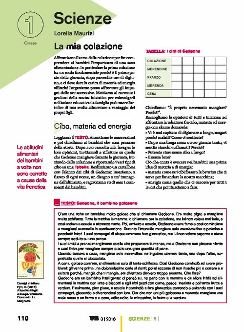La mia colazione | Giunti Scuola La mia colazione | Giunti Scuola