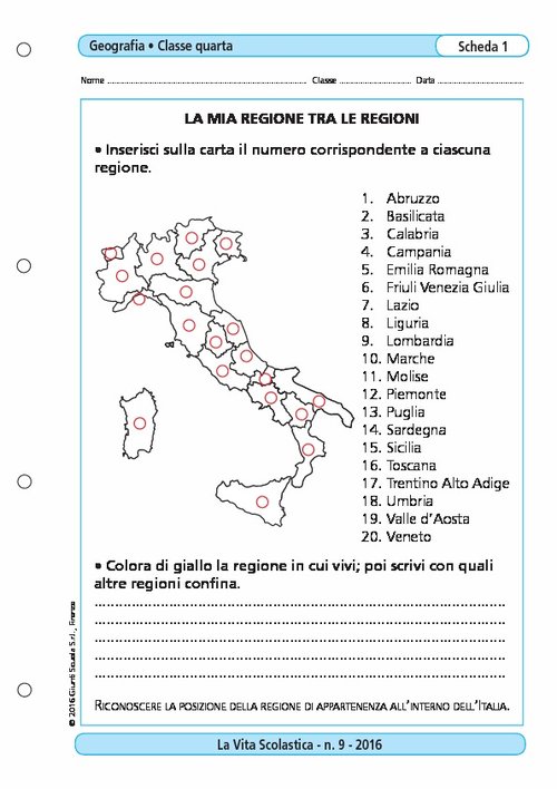 La mia regione tra le regioni | Giunti Scuola La mia regione tra le regioni | Giunti Scuola