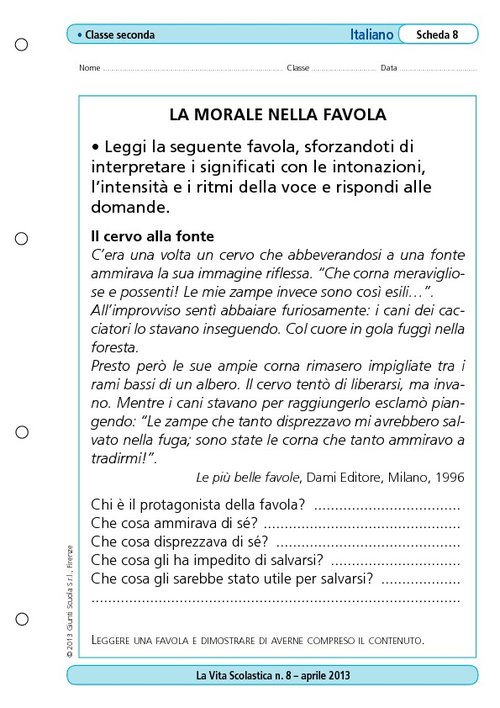 La morale nella favola | Giunti Scuola La morale nella favola | Giunti Scuola