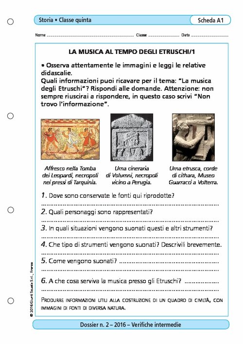 La musica al tempo degli Etruschi/1 | Giunti Scuola La musica al tempo degli Etruschi/1 | Giunti Scuola