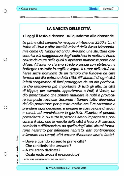 La nascita delle città | Giunti Scuola La nascita delle città | Giunti Scuola