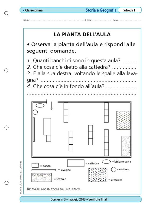 La pianta dell'aula | Giunti Scuola La pianta dell'aula | Giunti Scuola