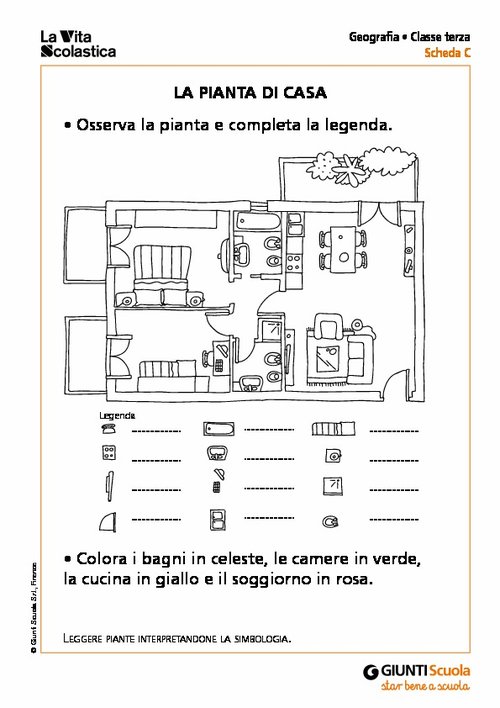 La pianta di casa | Giunti Scuola La pianta di casa | Giunti Scuola