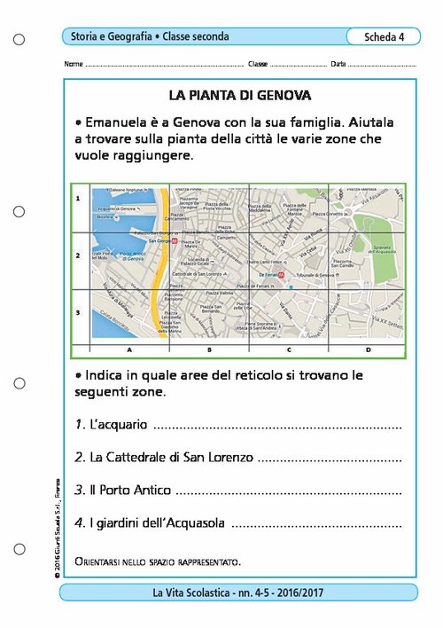 La pianta di Genova | Giunti Scuola La pianta di Genova | Giunti Scuola