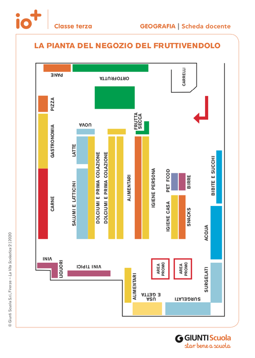 La pianta di un supermercato | Giunti Scuola La pianta di un supermercato | Giunti Scuola