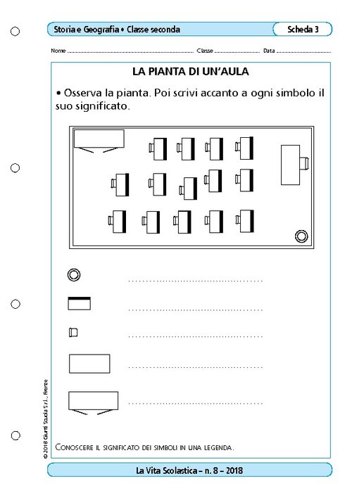 La pianta di un'aula | Giunti Scuola La pianta di un'aula | Giunti Scuola