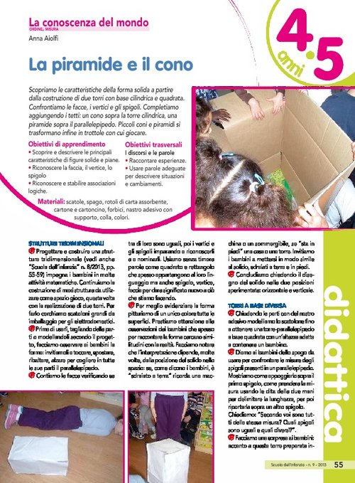 La piramide e il cono | Giunti Scuola La piramide e il cono | Giunti Scuola