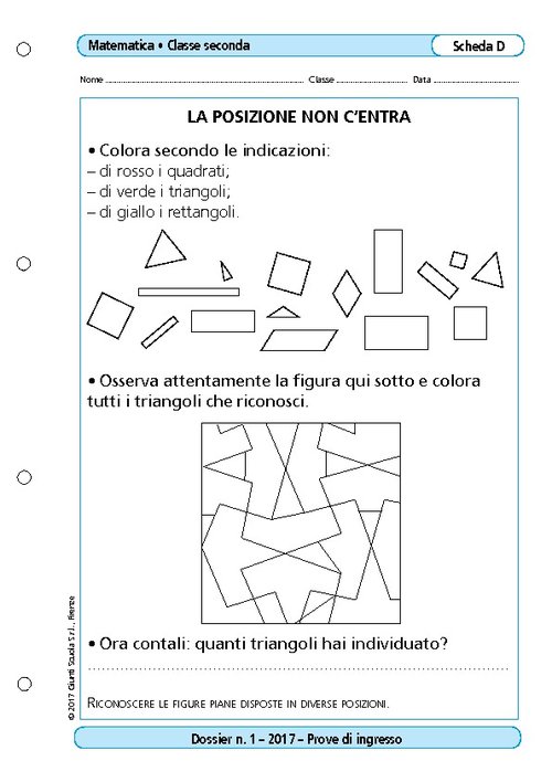 La posizione non c'entra | Giunti Scuola La posizione non c'entra | Giunti Scuola