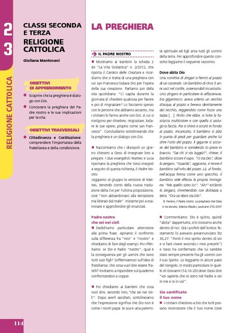 La preghiera | Giunti Scuola La preghiera | Giunti Scuola