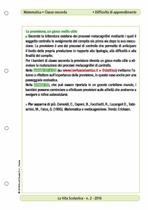 La previsione, un gioco molto utile | Giunti Scuola La previsione, un gioco molto utile | Giunti Scuola
