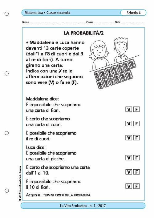 La probabilità/2 | Giunti Scuola La probabilità/2 | Giunti Scuola