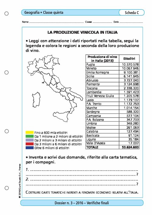 La produzione vinicola in Italia | Giunti Scuola La produzione vinicola in Italia | Giunti Scuola