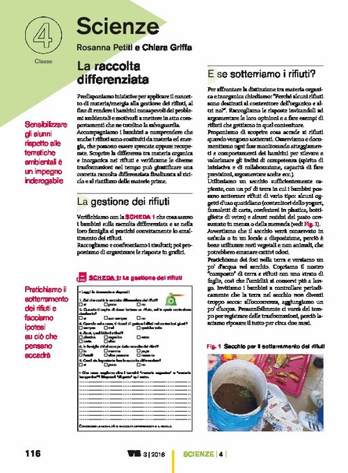 La raccolta differenziata | Giunti Scuola La raccolta differenziata | Giunti Scuola