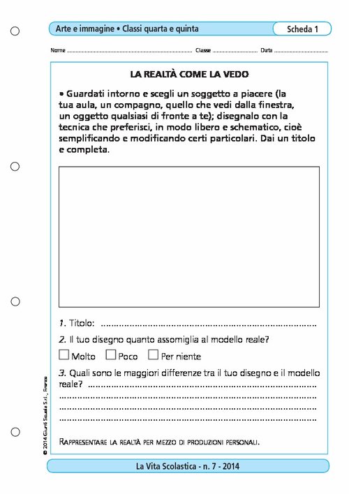 La realtà come la vedo | Giunti Scuola La realtà come la vedo | Giunti Scuola