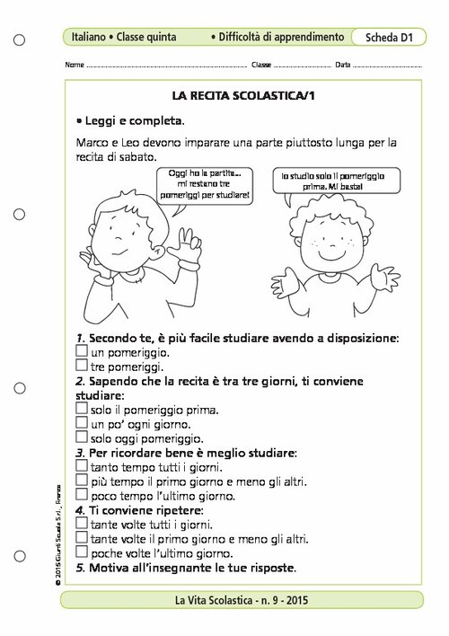 La recita scolastica/1 | Giunti Scuola La recita scolastica/1 | Giunti Scuola