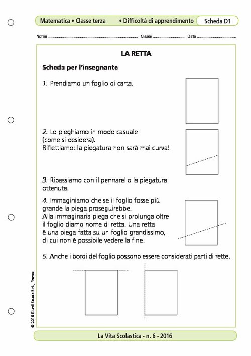 La retta | Giunti Scuola La retta | Giunti Scuola