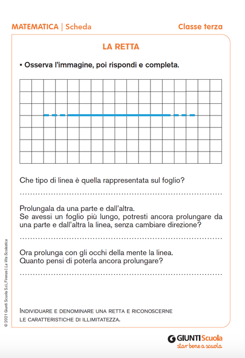 La retta | Giunti Scuola La retta | Giunti Scuola