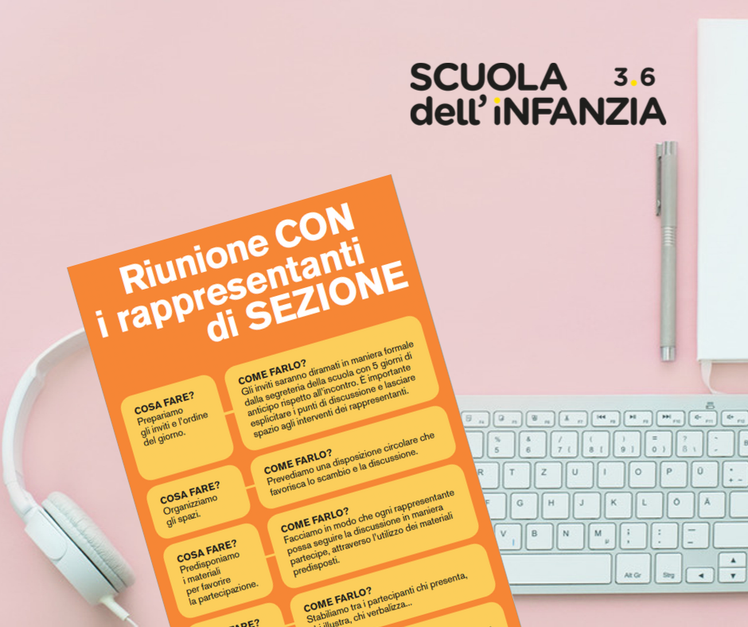 La riunione con i rappresentanti di sezione - "Pillole" per star bene a scuola | Giunti Scuola