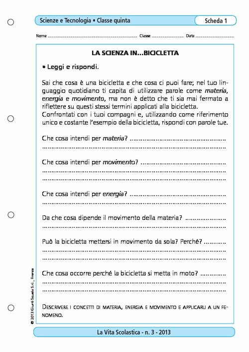 La scienza in... bicicletta | Giunti Scuola La scienza in... bicicletta | Giunti Scuola