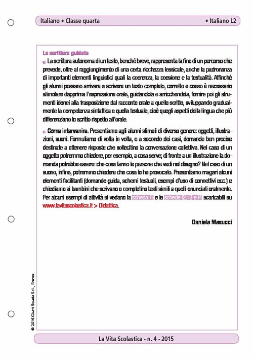 La scrittura guidata | Giunti Scuola La scrittura guidata | Giunti Scuola