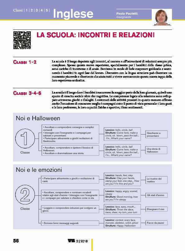 incontri di classe