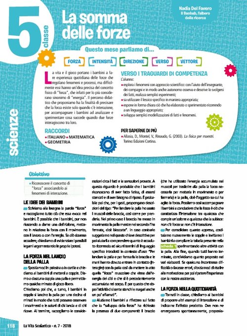 La somma delle forze | Giunti Scuola La somma delle forze | Giunti Scuola