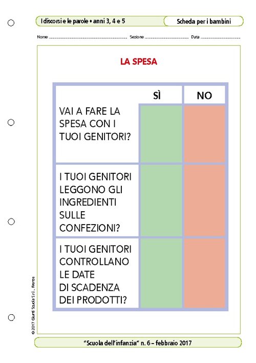 La spesa | Giunti Scuola La spesa | Giunti Scuola