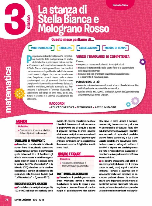 La stanza di Stella Bianca e Melograno Rosso | Giunti Scuola La stanza di Stella Bianca e Melograno Rosso | Giunti Scuola