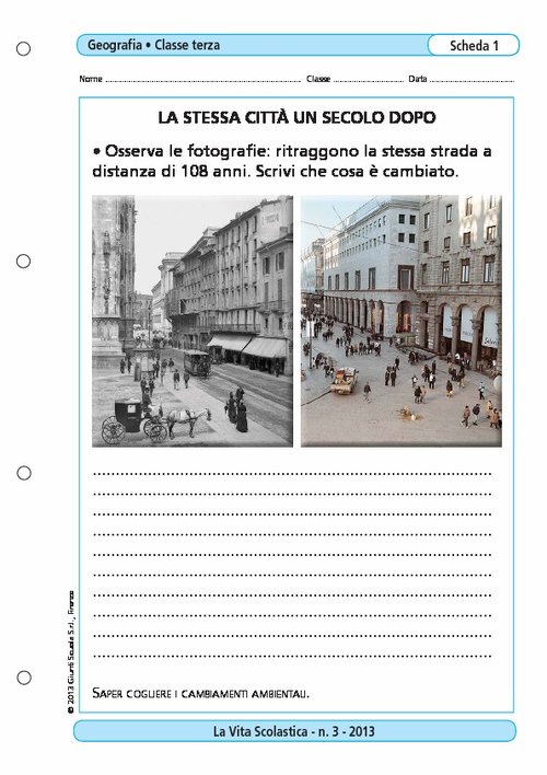 La stessa città un secolo dopo | Giunti Scuola La stessa città un secolo dopo | Giunti Scuola