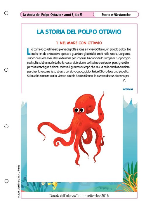 La storia del Polpo Ottavio | Giunti Scuola