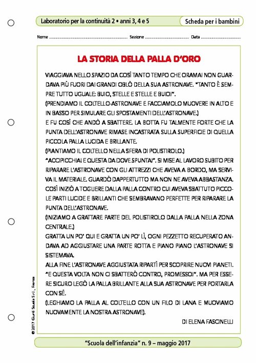La storia della palla d’oro | Giunti Scuola La storia della palla d’oro | Giunti Scuola