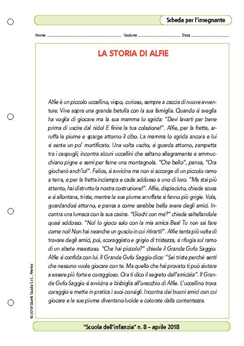 La storia di Alfie | Giunti Scuola La storia di Alfie | Giunti Scuola