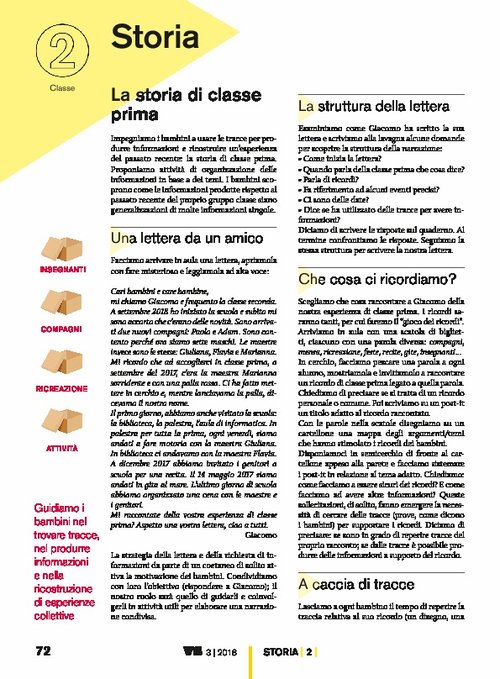 La storia di classe prima | Giunti Scuola