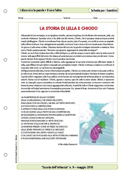 La storia di Lella e Chiodo | Giunti Scuola La storia di Lella e Chiodo | Giunti Scuola