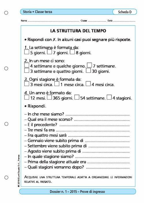 La struttura del tempo | Giunti Scuola La struttura del tempo | Giunti Scuola
