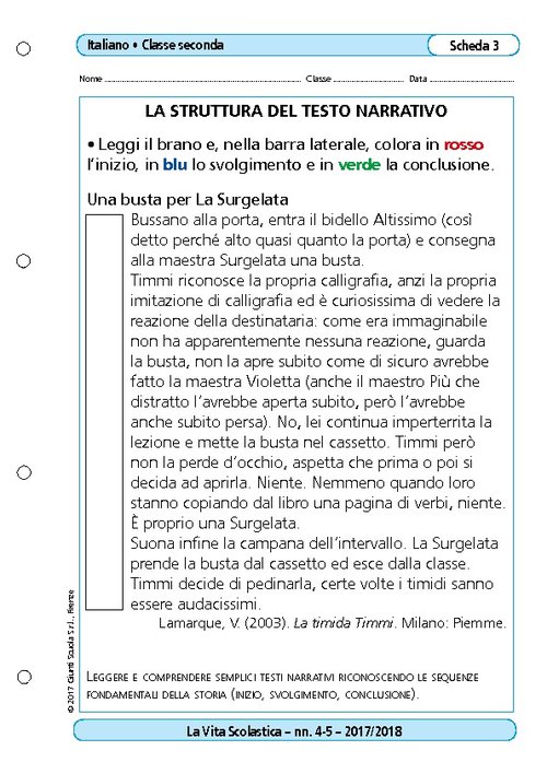 La struttura del testo narrativo | Giunti Scuola La struttura del testo narrativo | Giunti Scuola