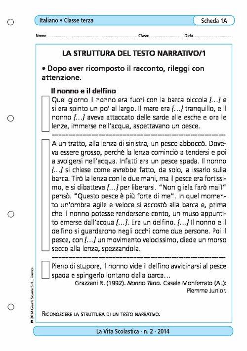 La struttura del testo narrativo/1 | Giunti Scuola La struttura del testo narrativo/1 | Giunti Scuola
