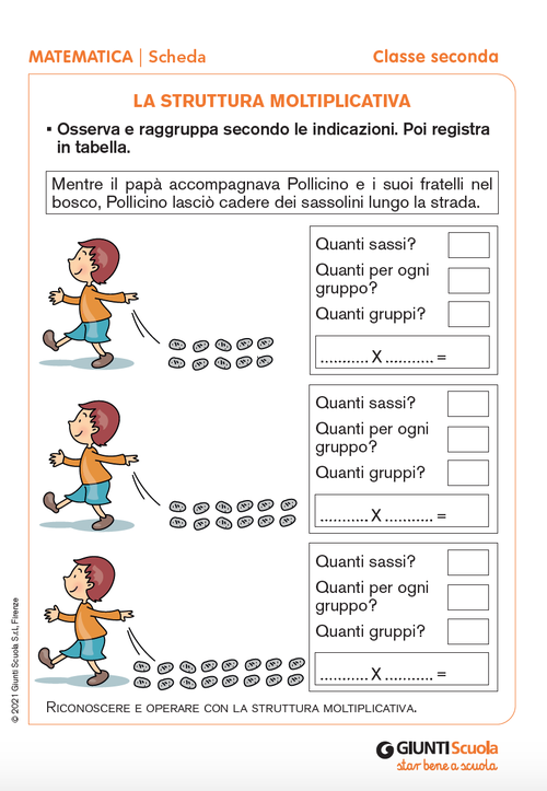 La struttura moltiplicativa | Giunti Scuola La struttura moltiplicativa | Giunti Scuola
