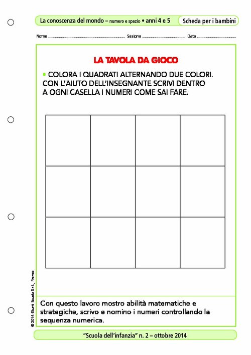 La tavola da gioco | Giunti Scuola La tavola da gioco | Giunti Scuola