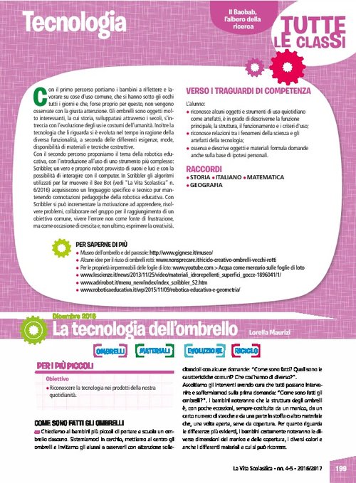 La tecnologia dell'ombrello - La robotica educativa | Giunti Scuola La tecnologia dell'ombrello - La robotica educativa | Giunti Scuola