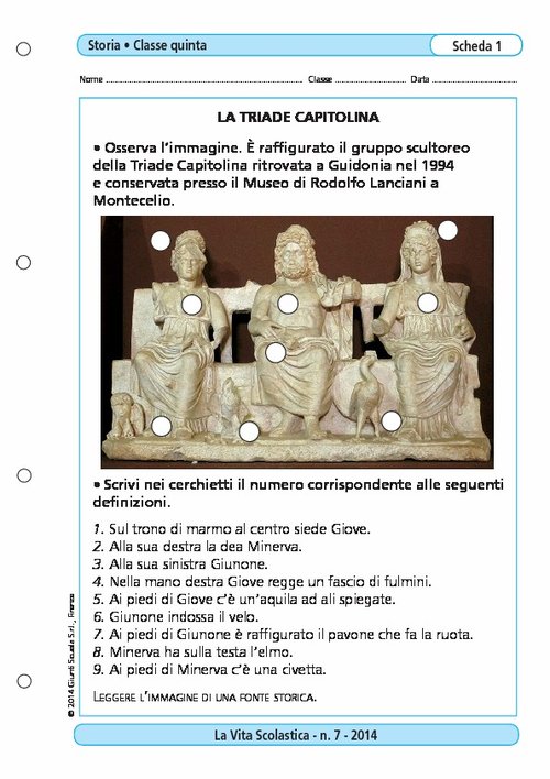 La triade capitolina | Giunti Scuola La triade capitolina | Giunti Scuola