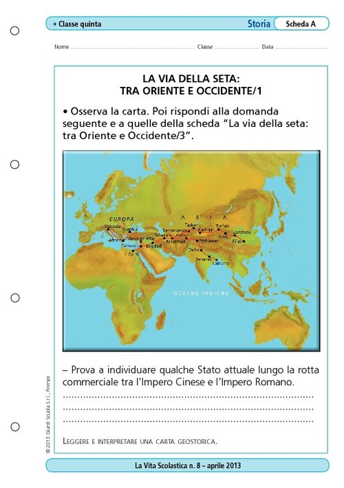 La via della seta: tra Oriente e Occidente/1 | Giunti Scuola La via della seta: tra Oriente e Occidente/1 | Giunti Scuola