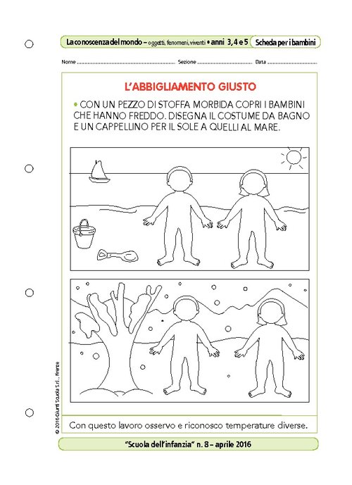 L'abbigliamento giusto | Giunti Scuola L'abbigliamento giusto | Giunti Scuola