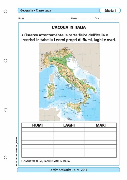 L’acqua in Italia | Giunti Scuola L’acqua in Italia | Giunti Scuola