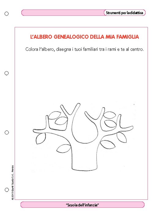 L'albero genealogico della mia famiglia | Giunti Scuola