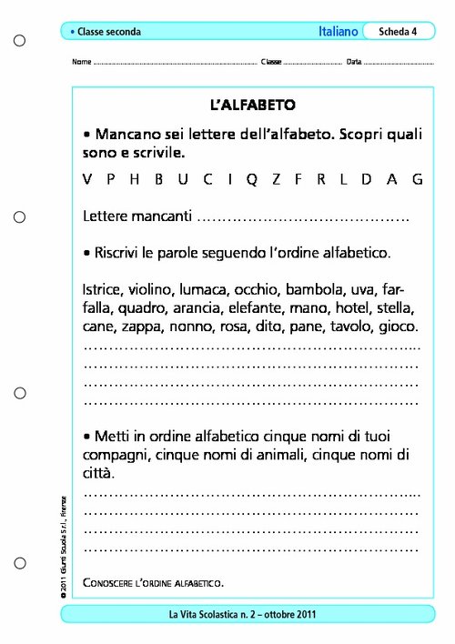 L'alfabeto | Giunti Scuola L'alfabeto | Giunti Scuola