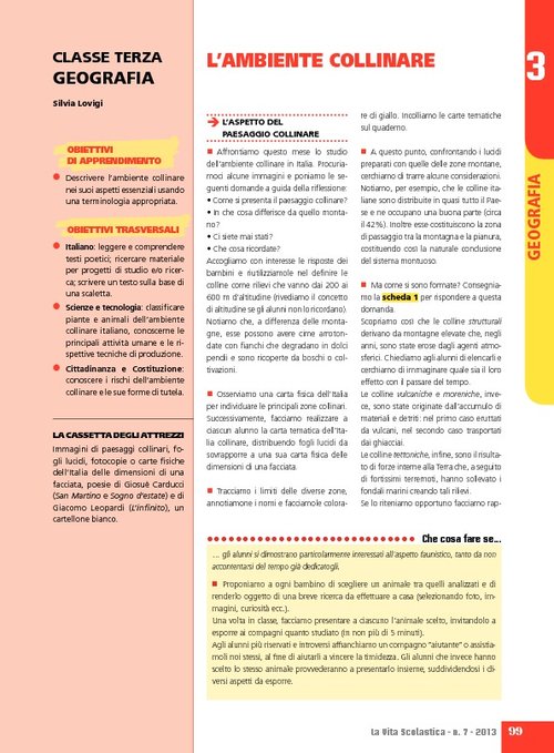 L'ambiente collinare | Giunti Scuola