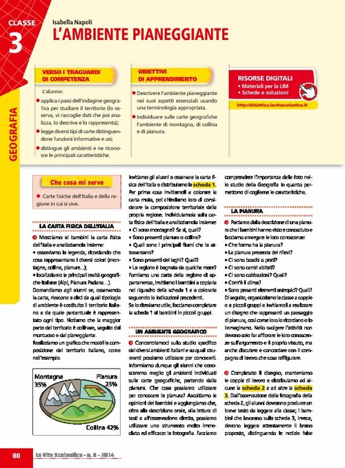 L'ambiente pianeggiante | Giunti Scuola L'ambiente pianeggiante | Giunti Scuola