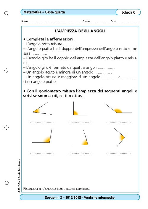 ANGOLI E GONIOMETRO